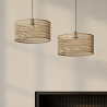 Buy Woven Rattan Pendant Light, Boho Bali Style - Orna Natural 60490 in the Europe